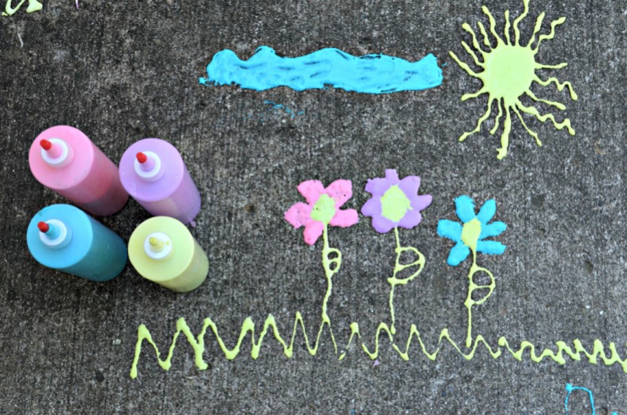 Puffy Sidewalk Paint