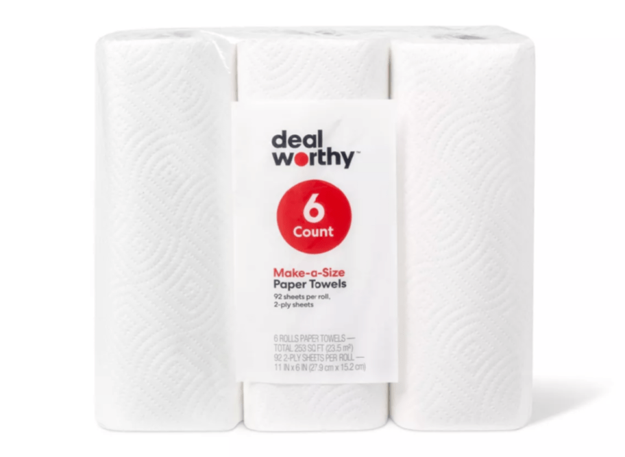 Dealworthy paper towels from target